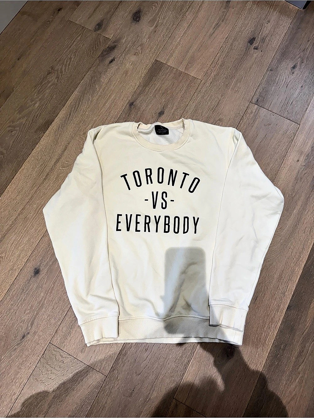 Peace Collective Toronto vs Everybody Crewneck Sweatshirt Size Large